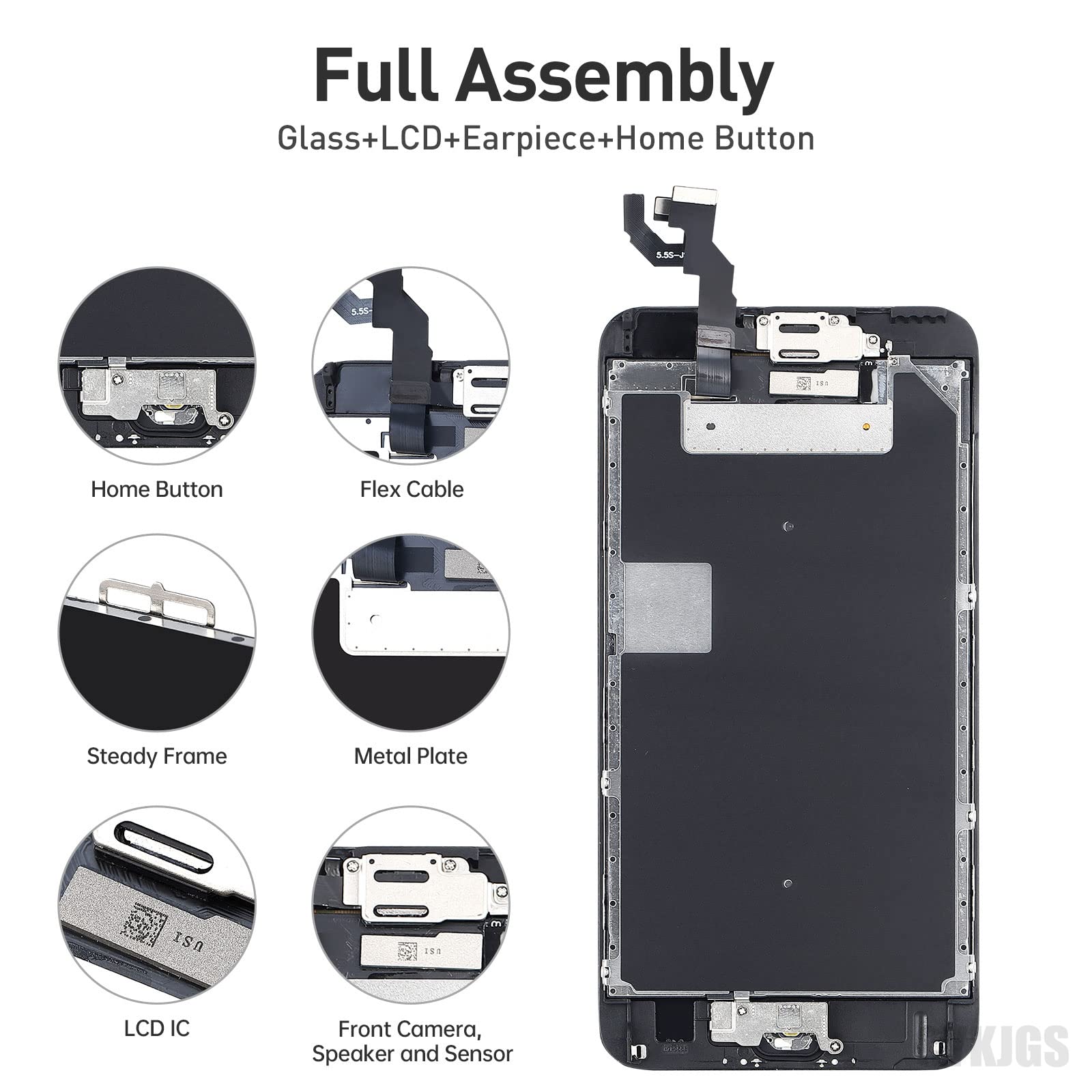 Amazon.com: CYKJGS for iPhone 6S Plus Screen Replacement 5.5